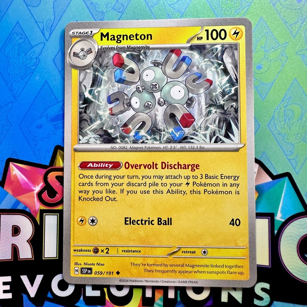 magneton (059/191) - uncommon — pokémon: surging sparks
